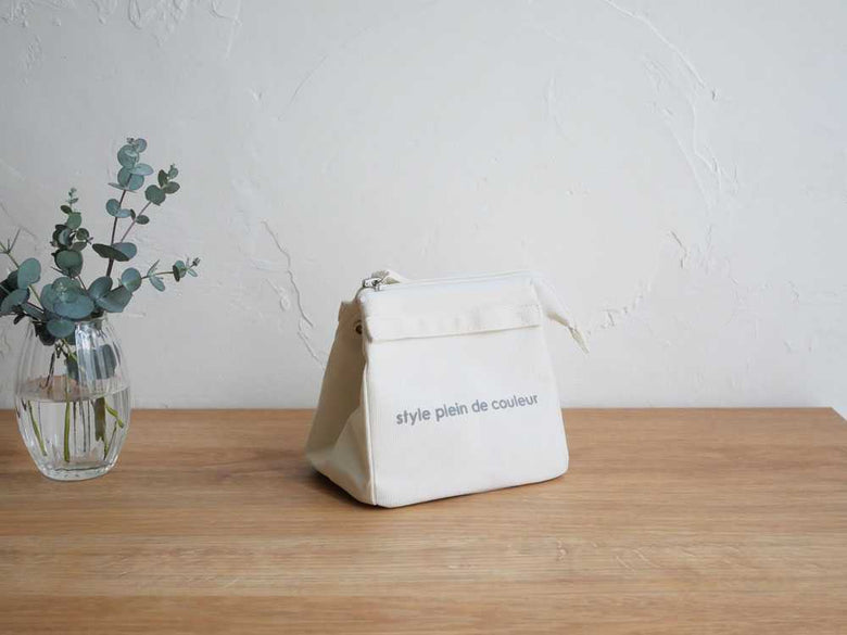 【style plein de couleur/スタイルプレンドゥクルール】スクエアおにぎりポーチ・スクエアポーチ