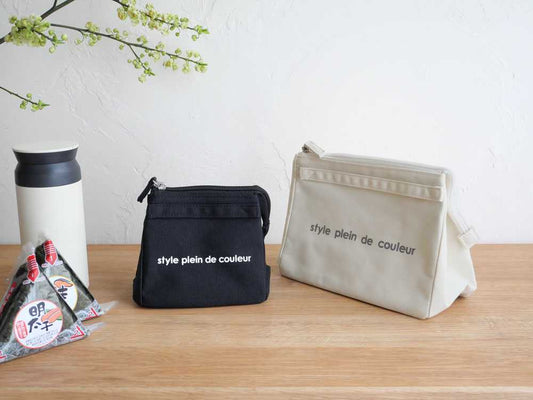 【style plein de couleur/スタイルプレンドゥクルール】スクエアおにぎりポーチ・スクエアポーチ