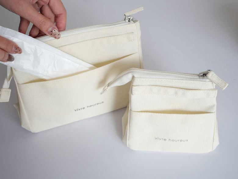 【style plein de couleur/スタイルプレンドゥクルール】スクエアおにぎりポーチ・スクエアポーチ