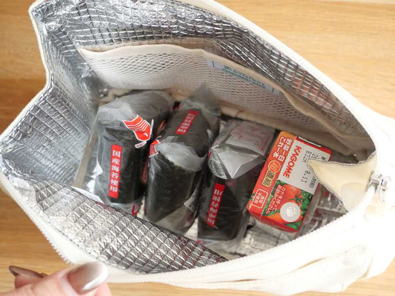 【style plein de couleur/スタイルプレンドゥクルール】スクエアおにぎりポーチ・スクエアポーチ