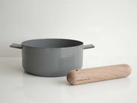 M スープ本体＆ハンドルセット / グレー/ウォルナット