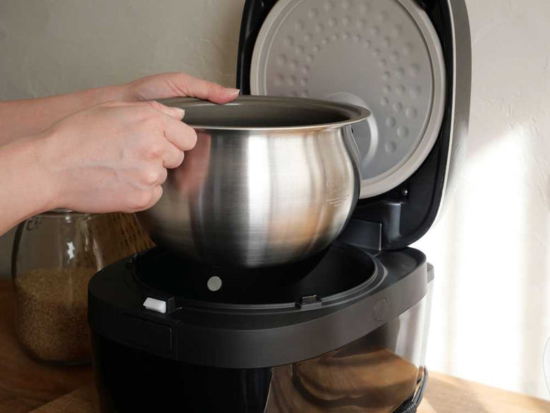 【CORELLE/コレール】ふっ素フリーIH炊飯器