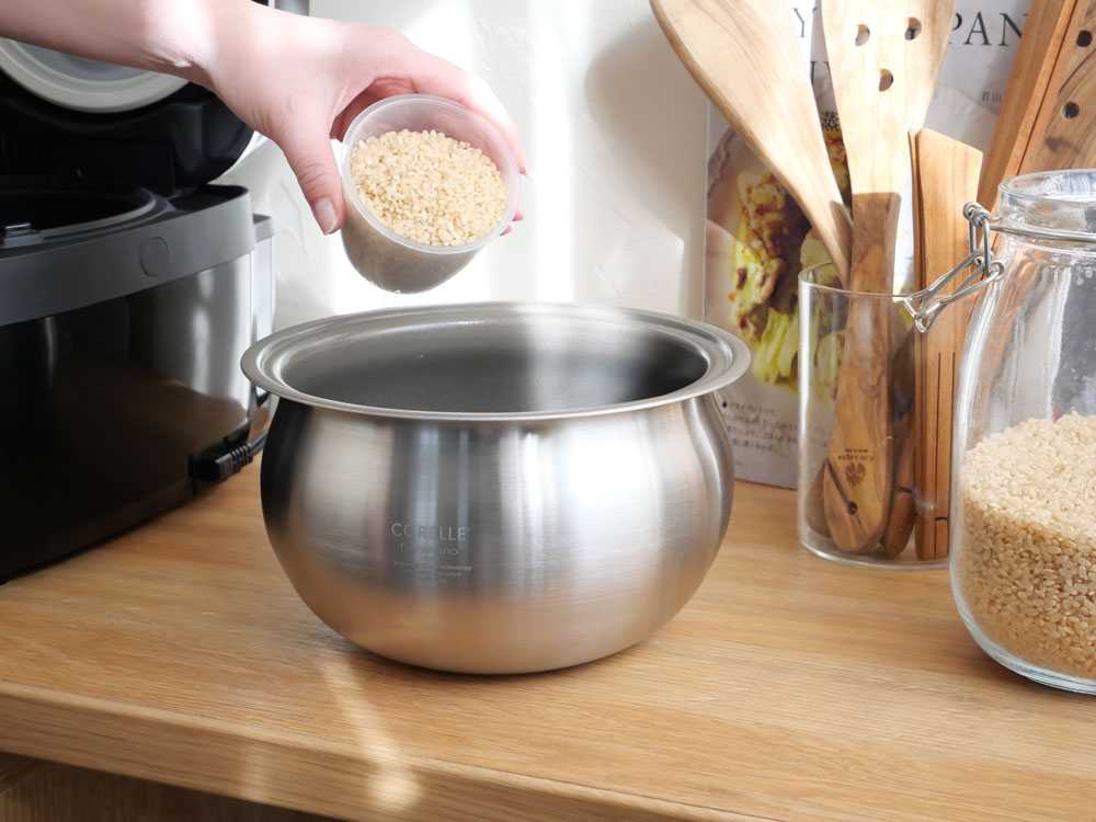 【CORELLE/コレール】ふっ素フリーIH炊飯器