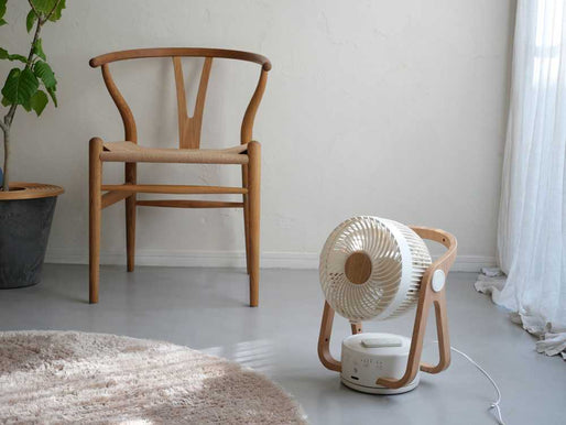 【THREE UP】WOOD STYLE節電センサー付DCサーキュレーター