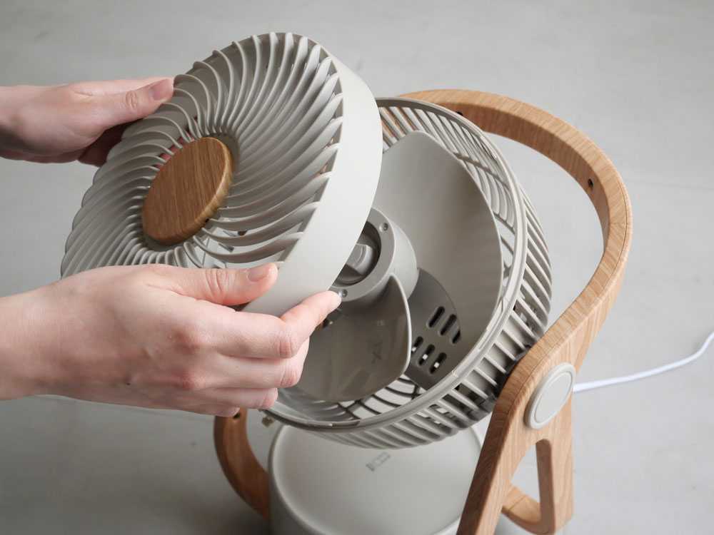 【THREE UP】WOOD STYLE節電センサー付DCサーキュレーター