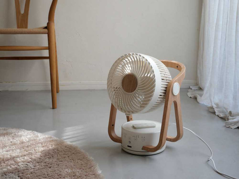 【THREE UP】WOOD STYLE節電センサー付DCサーキュレーター