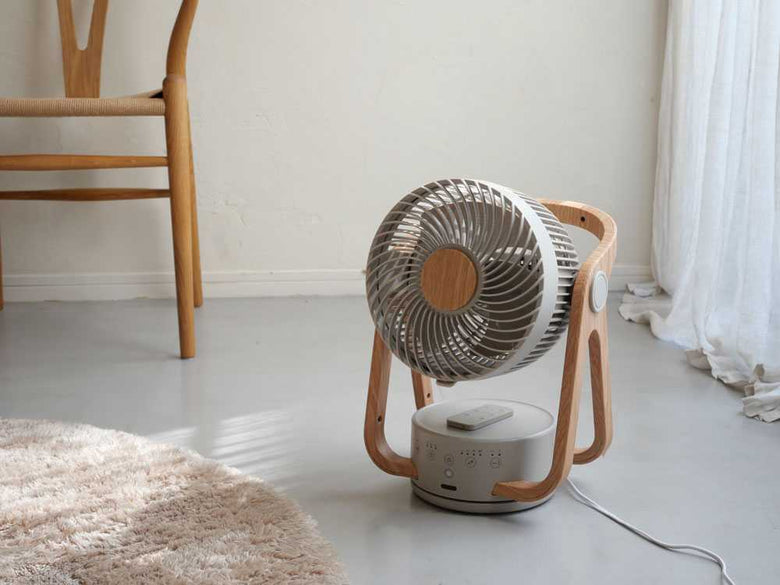 【THREE UP】WOOD STYLE節電センサー付DCサーキュレーター