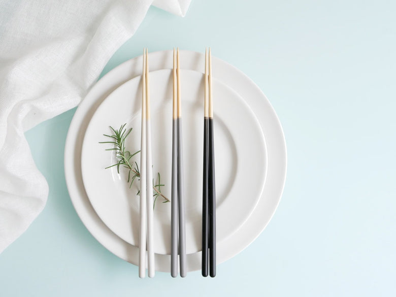 STIIKブランドの天然竹製カトラリー風箸2膳セット、26cm