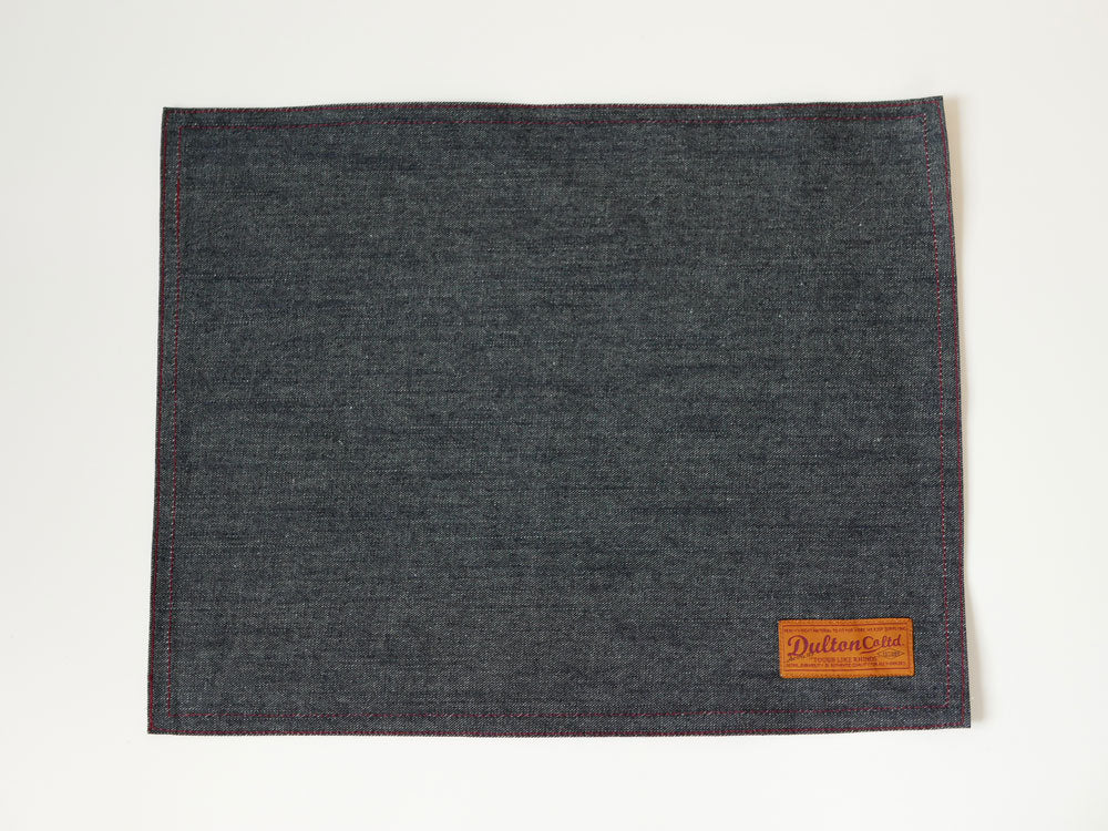 ダルトン製ブラウンとオレンジのリネンプレイスマット