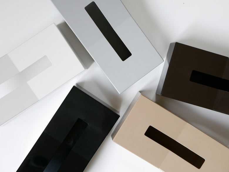 デュエンデの縦置きティッシュスタンド