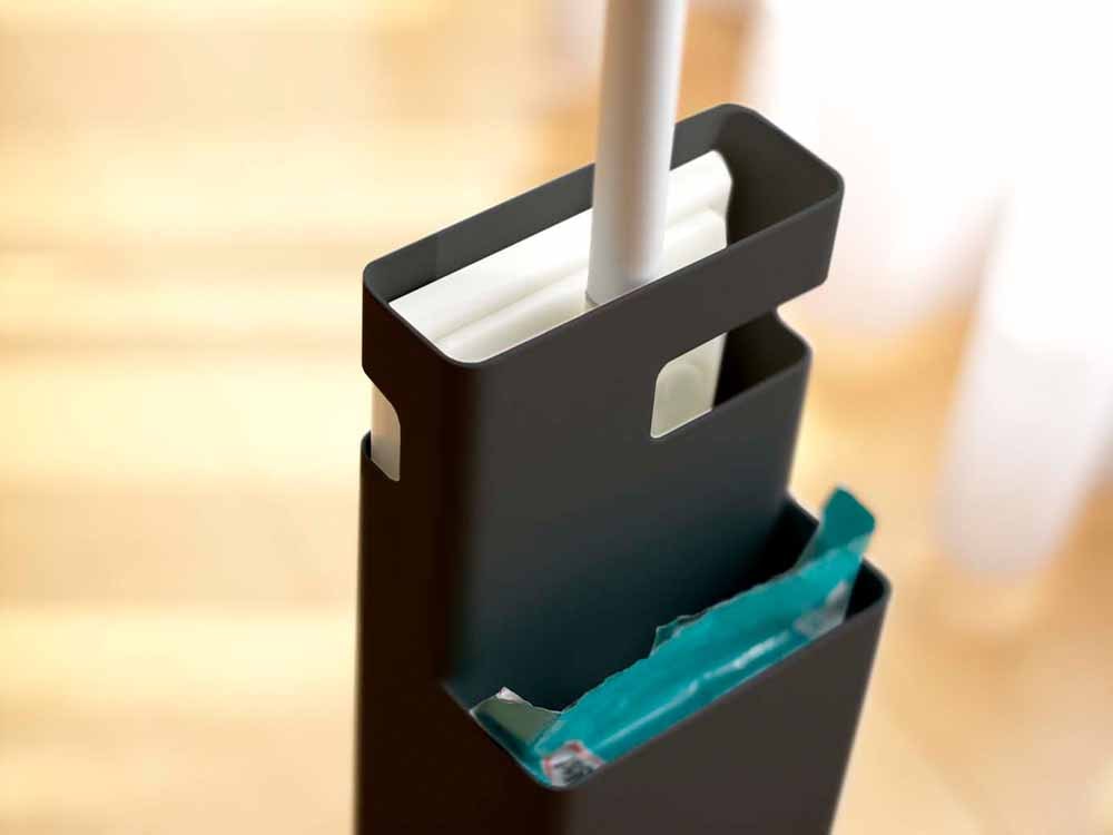 デュオの円柱型フローリングワイパースタンド