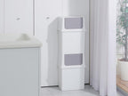 ライクイットの白色フロントオープントラッシュビン