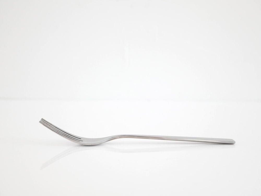 燕振興SUNAOカトラリーのマット仕上げフォーク