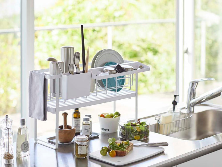 towerスリム2段水切りバスケット