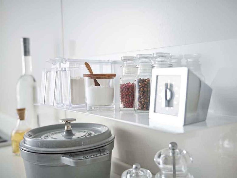 YAMAZAKI/towerマグネットキッチン棚に収納食器