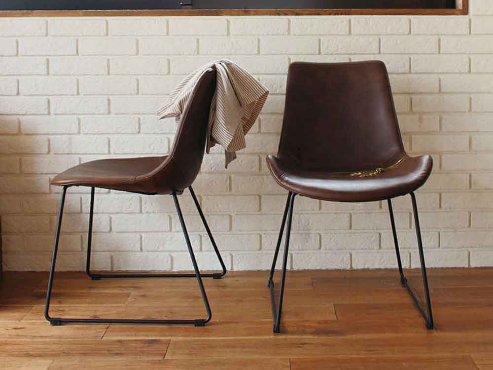 アデペシュ PUNISH ウィングチェア ライトブラウン