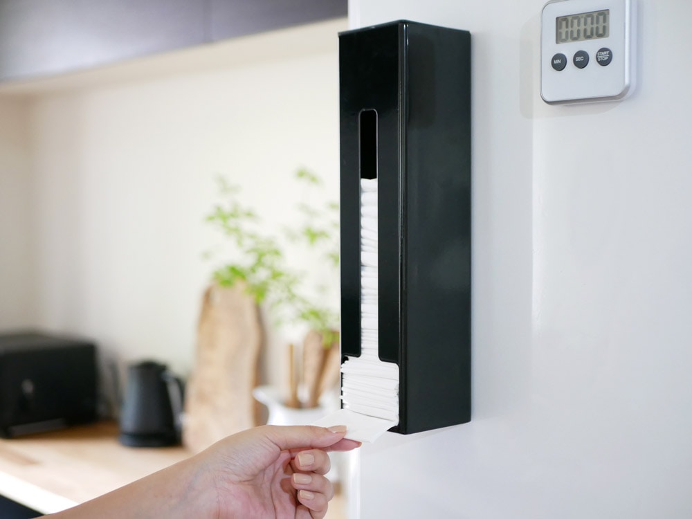 YAMAZAKIのタワー型ポリ袋ストッカー