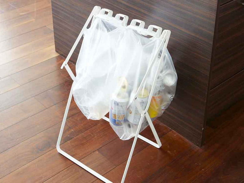 ヤマザキタワーゴミ袋＆レジ袋スタンド