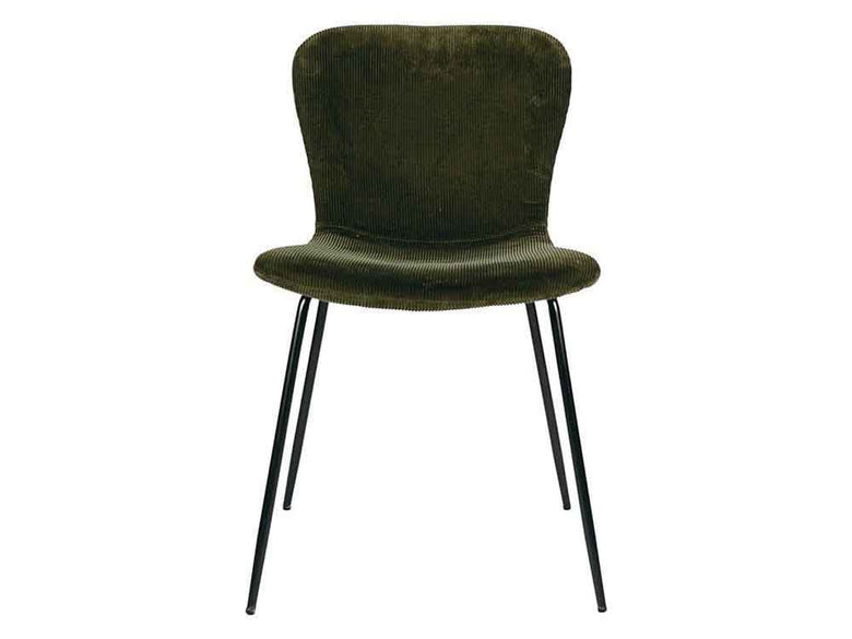 アデペシュの黒色ジップデザインチェア