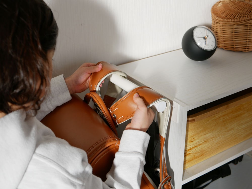 タワーRIN製カラーボックス用ランドセル・リュックハンガー