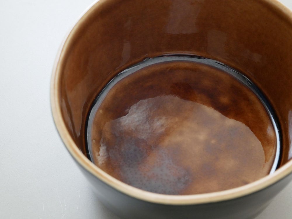 COSTA NOVAリヴィエラの茶色いフッテッドボウル