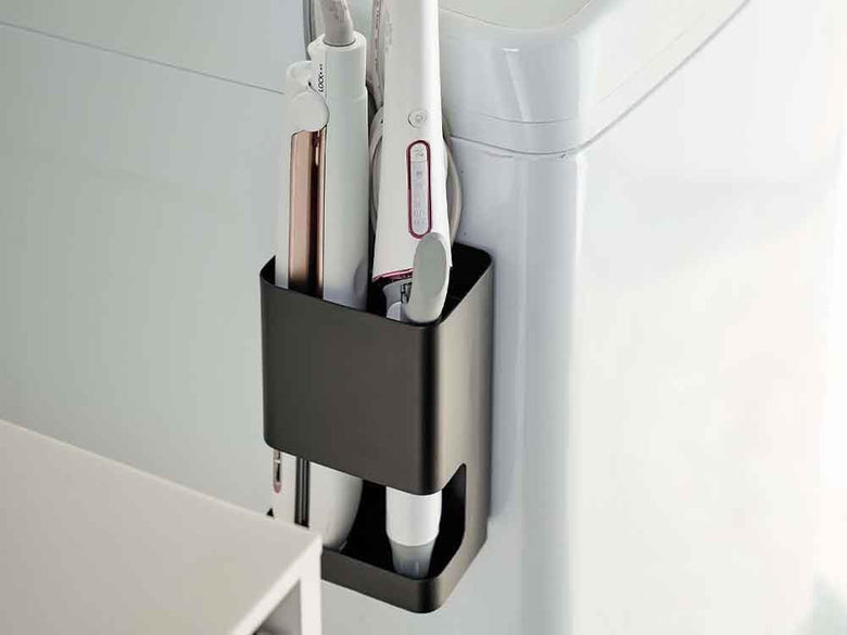 YAMAZAKIタワー マグネット仕切り付きヘアーアイロンホルダー