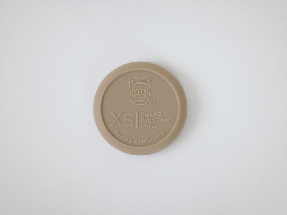 WITH WECKのシリコンキャップ（M・XSサイズ）