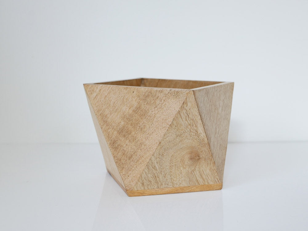 ポッシュリビングのマンゴーウッドポットカバー