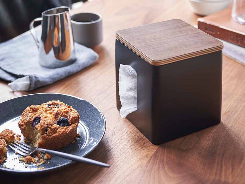 RINブランドのティッシュ＆トイレットペーパーケース