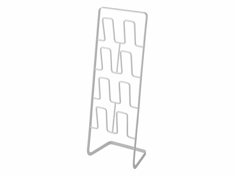 URBANスリッパラック スチール製 黒色 約22×15.5×61cm