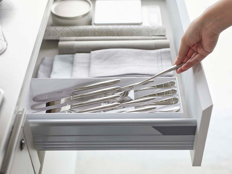 YAMAZAKIタワーの立体斜めカトラリー収納ケース