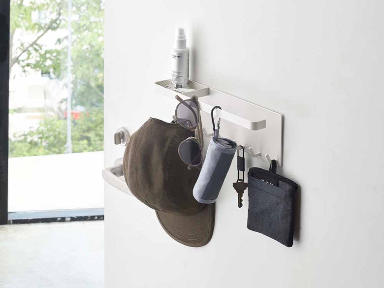 タワー型トレー付きマグネット傘立て