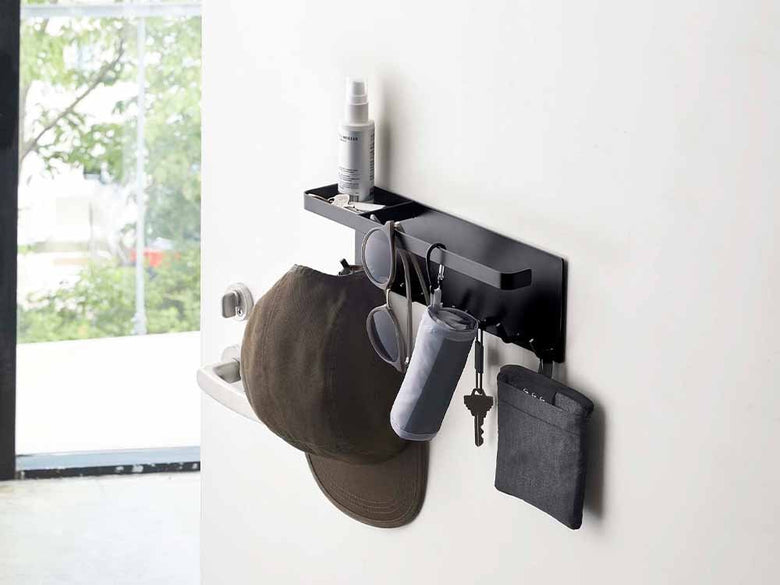 トレー付きマグネット傘立て