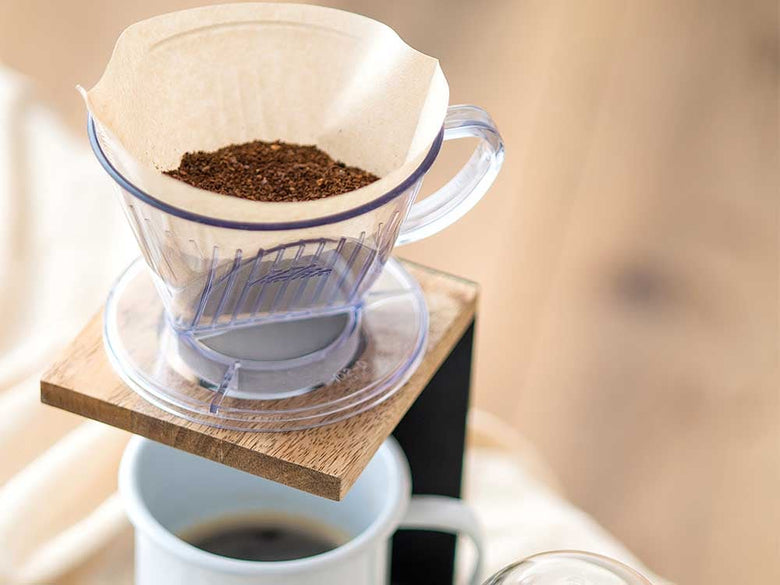 ポッシュリビングのマンゴーウッド製ドリップスタンド