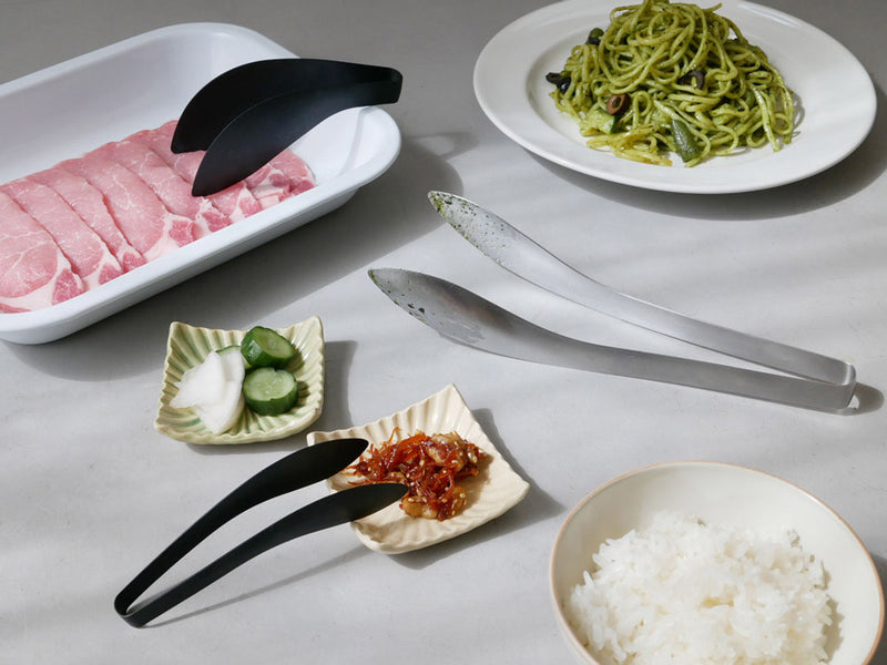 AUXブランドのゆびさき・もりつけ・ごはん用トングセット