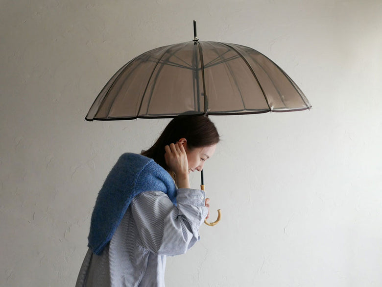 ビコーズのホワイトクリア12骨傘