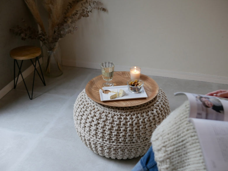 キントーのノンスリップラウンドトレイ ウィロー