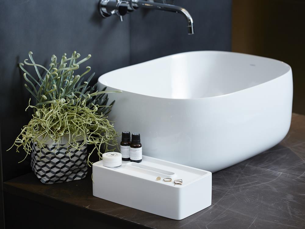 ideacoのgranroofティッシュケースとバス用品