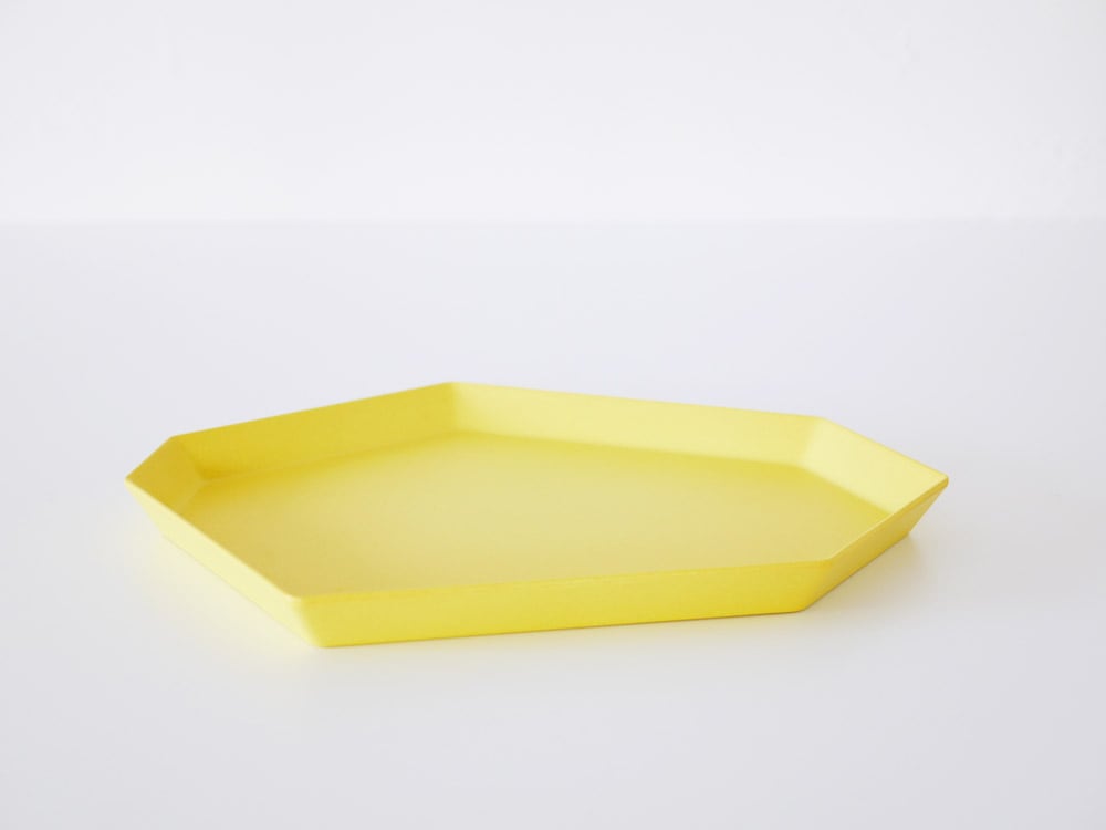 イデアコの黄色いShimamoriプレート