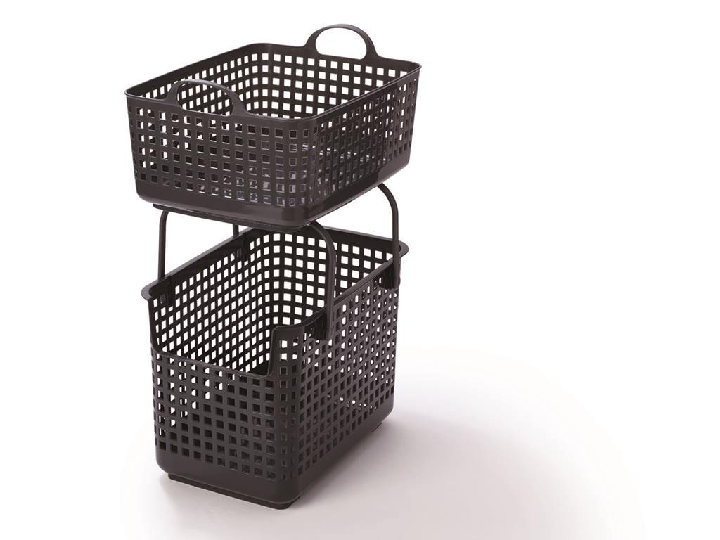 ライクイットのプラスチックスタッキングトップバスケット