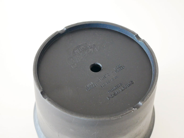 ポッシュリビングの蓋付き円柱形アーバンプランツポット