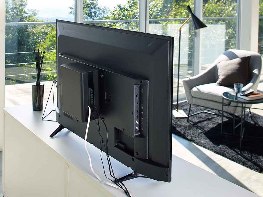 YAMAZAKI製重ねられるスリム蓋付きルーター収納ケース