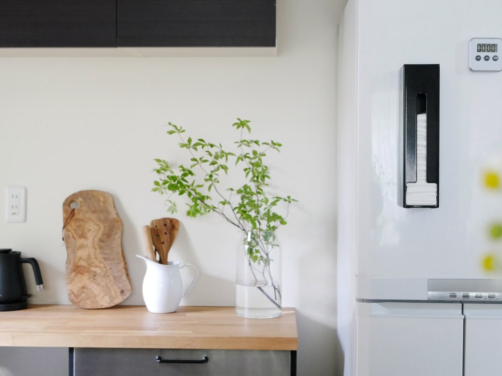 YAMAZAKI製タワーポリ袋ストッカー