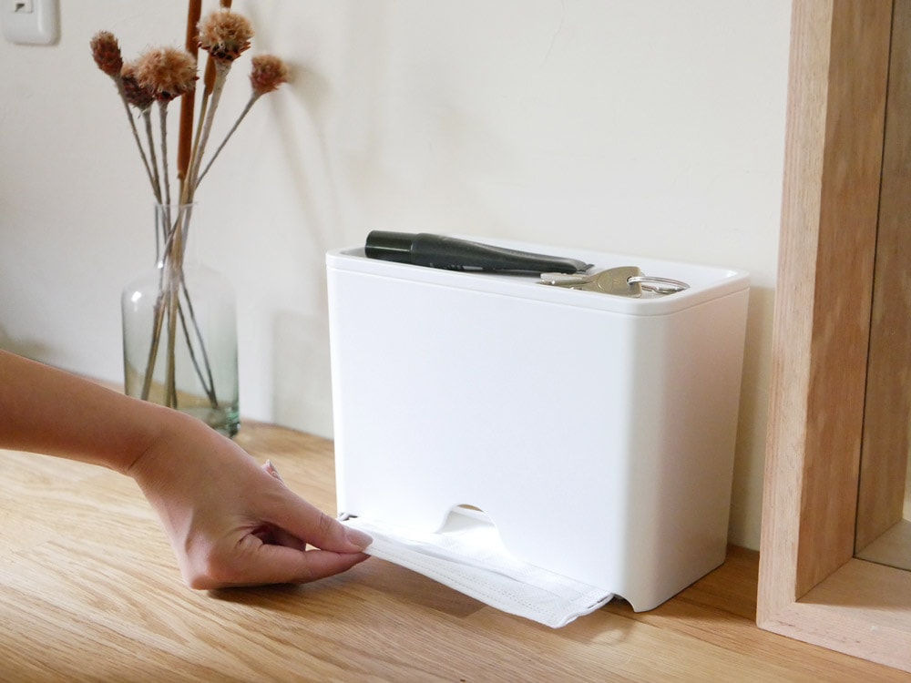 ideacoマスクディスペンサー60が置かれている様子