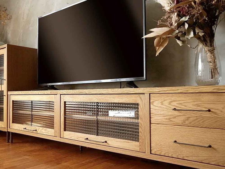 アデペシュカデルTVボードの木製キャビネット