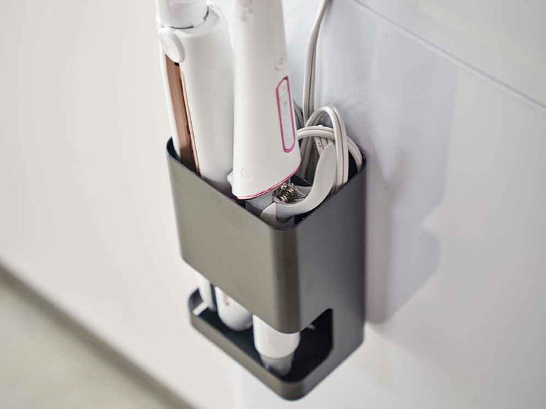 YAMAZAKIタワー マグネット仕切りヘアアイロンホルダー