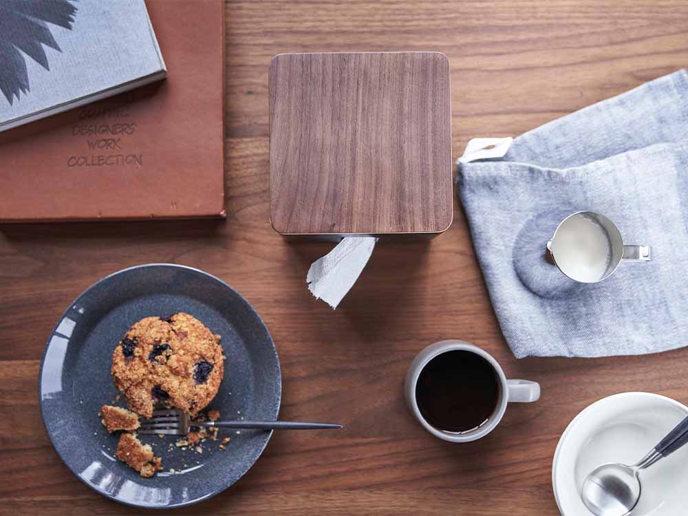 ヤマザキ/リンのティッシュ＆トイレットペーパーケース