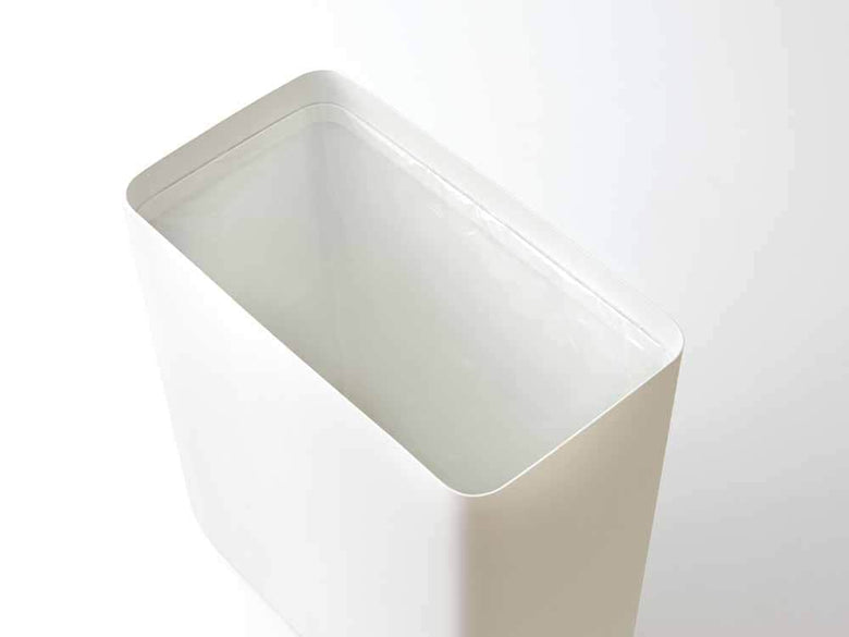 スタイリッシュなデザインのプラスチック製花瓶型トラッシュカン