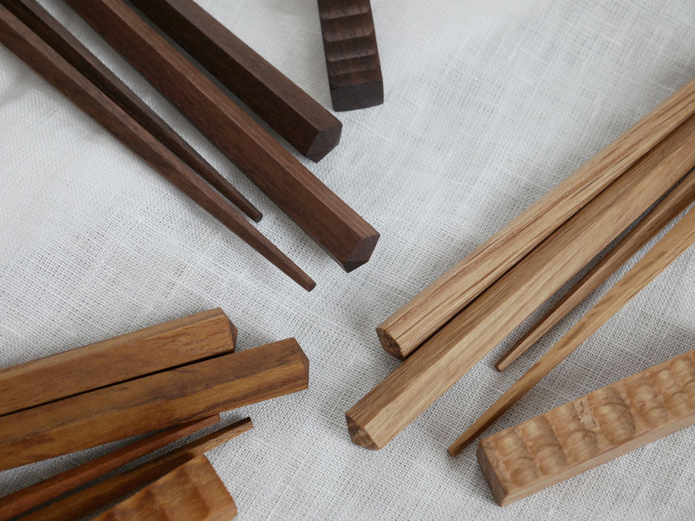 ヒナタライフの木製五角チョップスティック