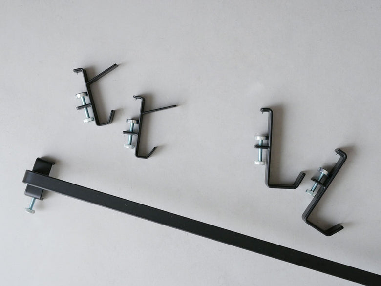 スチール製山崎タワーの室内用物干しハンガーバー